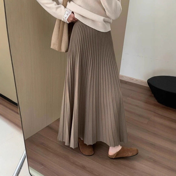 Damen Fließender Midirock mit elegantem Plissee Echo Archiv