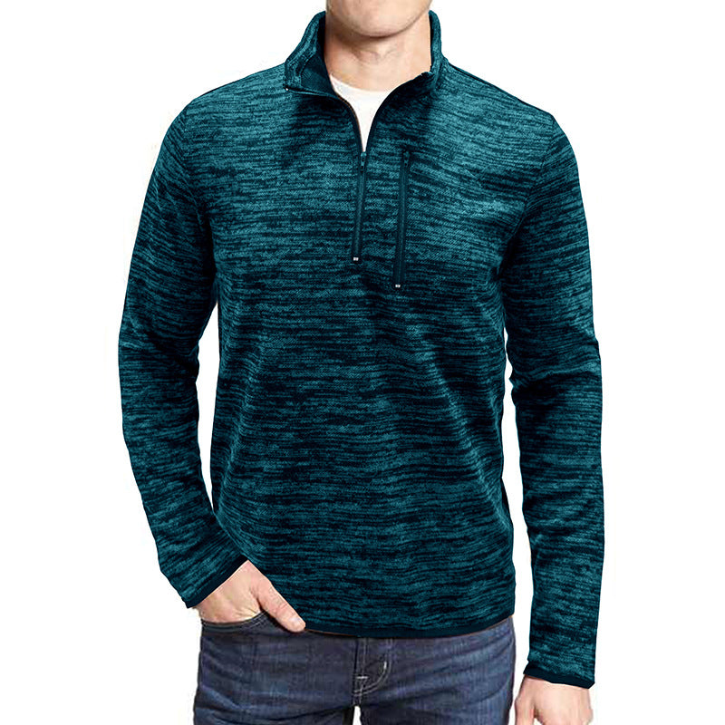 Herren Stehkragen Pullover Echoarchiv