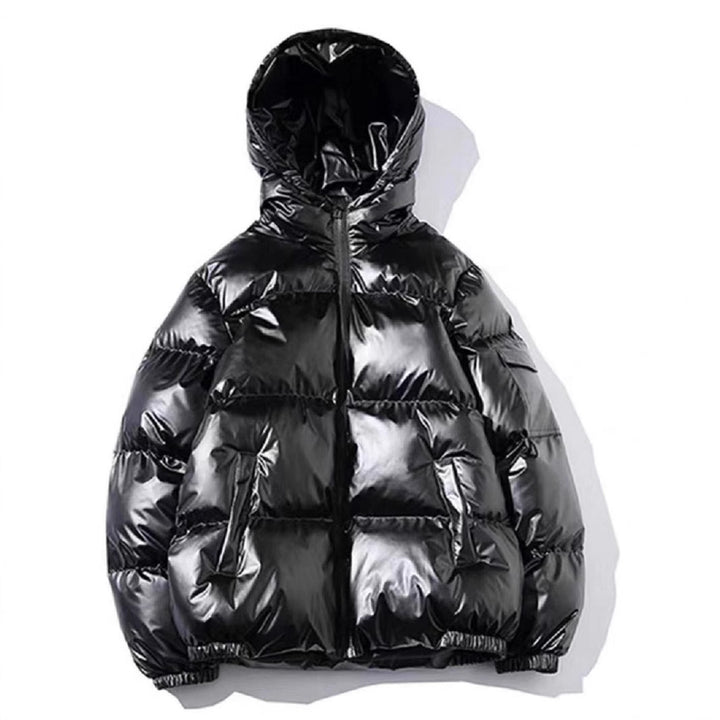 Unisex nan gepolsterte Steppjacke mit Thermoisolierung, Stehkragen und Ärmeltasche Echo Archiv
