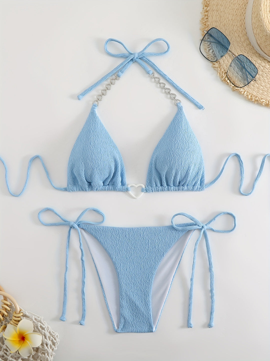 Damen Triangel-Bikini mit raffinierten Kettenakzenten Echo Archiv