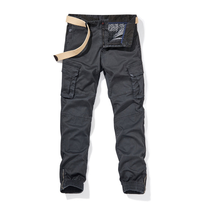 Herren multifunktionale Cargo-Hose mit Gummizug und praktischen Taschen Echoarchiv