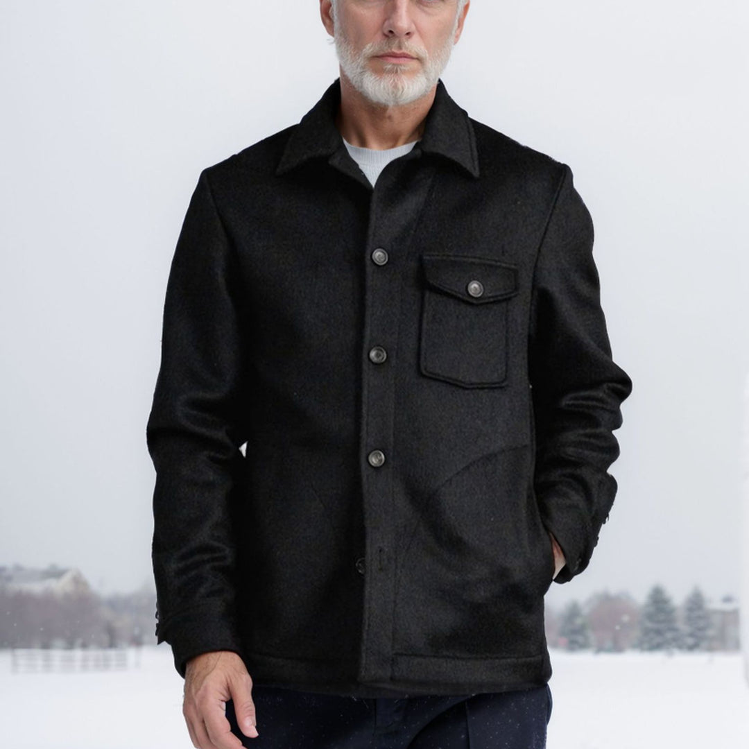 Herren Wolle-Mantel im Casual-Look Echoarchiv