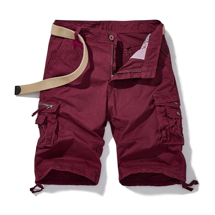 Herren Cargo-Shorts mit vielseitigen Funktionstaschen und verstellbarem Gurt Echoarchiv