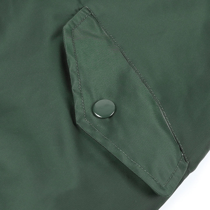 Herren Fliegerbomberjacke mit gesteppter Thermofütterung und Ärmeltasche – Brevano