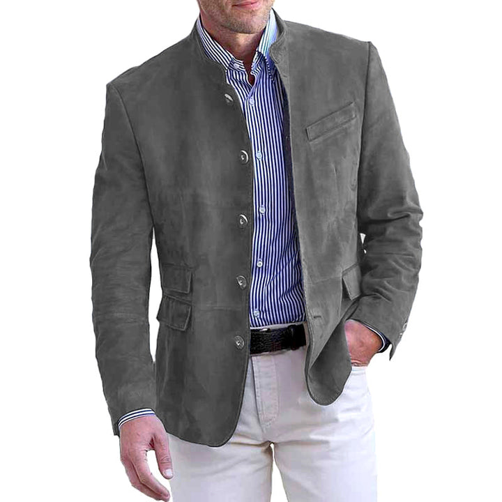 Herren elegante Wildlederjacke Echoarchiv