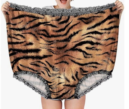 Unisex übergroßer Satin-Spaßslip mit elastischem Bund – Valdoro