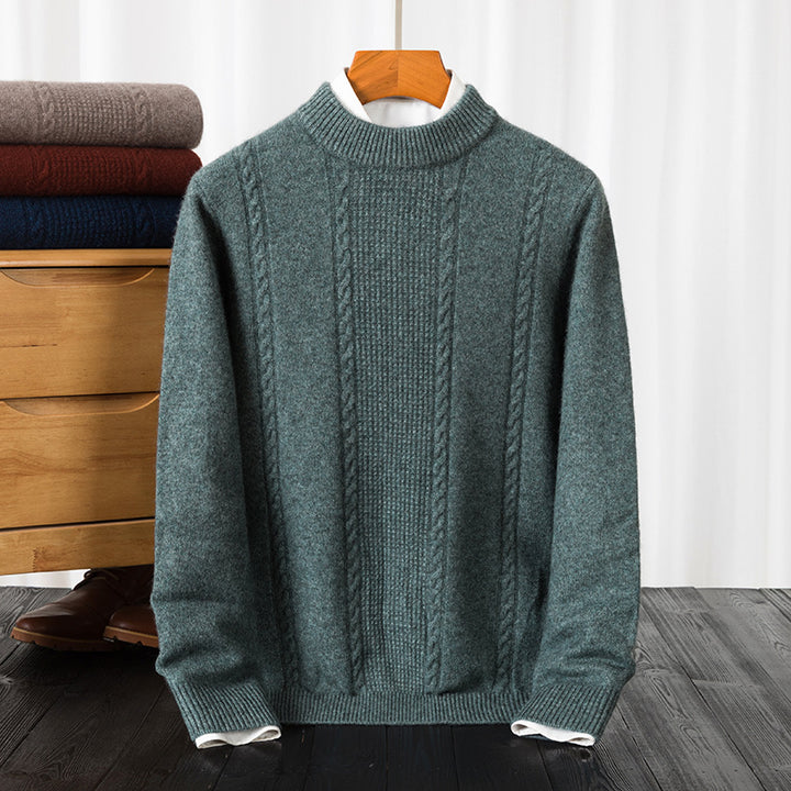 Herren edler Strickpullover mit Rollkragen Echoarchiv