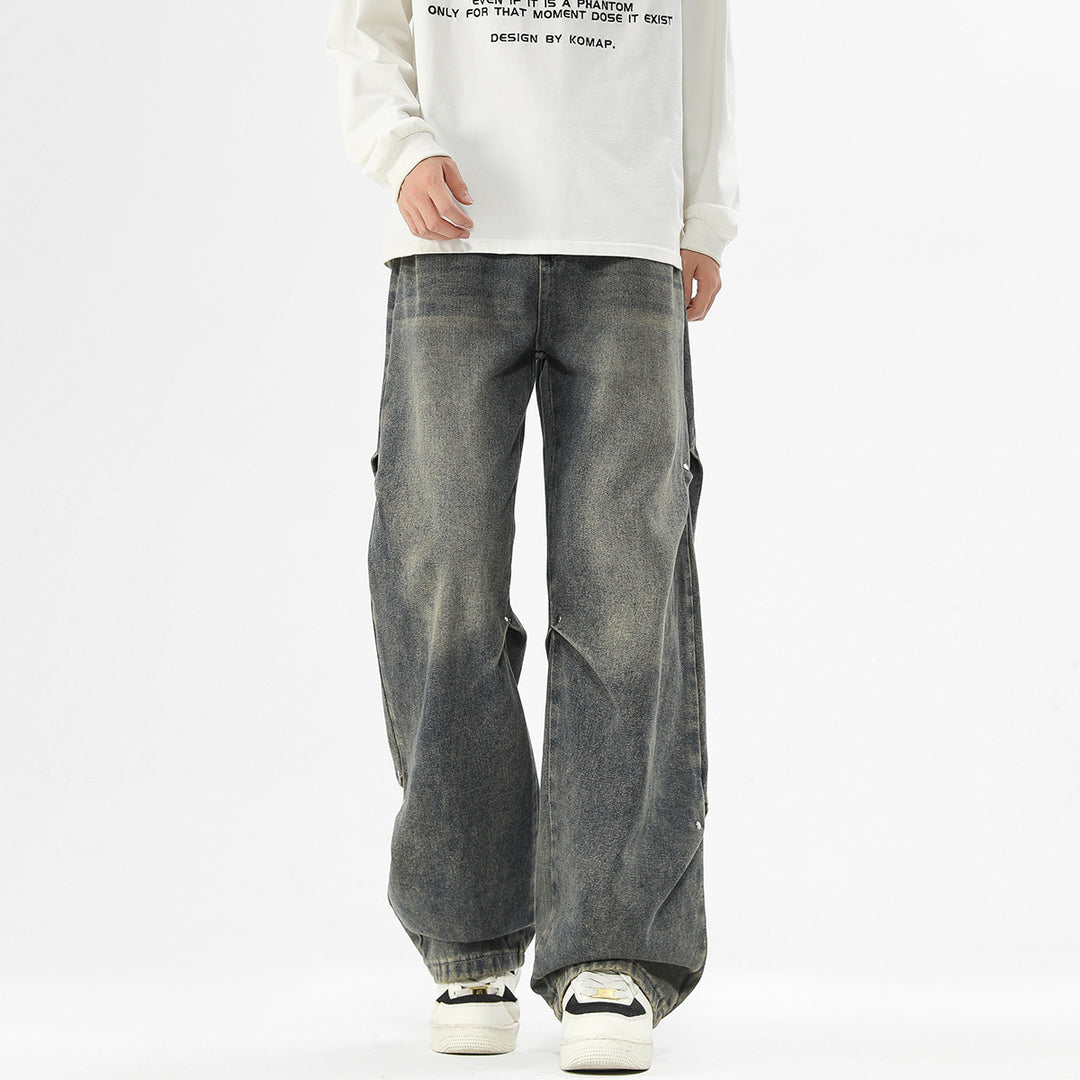 Herren baggy Jeanshose mit lässigem Schnitt und praktischen Taschen Echoarchiv