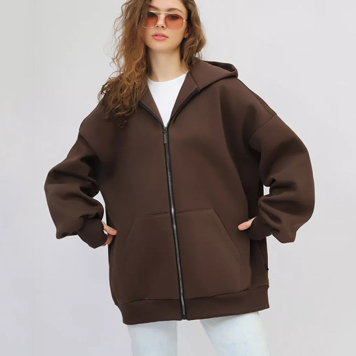 Damen Oversized Kapuzenjacke Echo Archiv