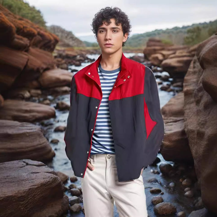 Herren funktionale Outdoorjacke im sportlichen Schnitt Echoarchiv