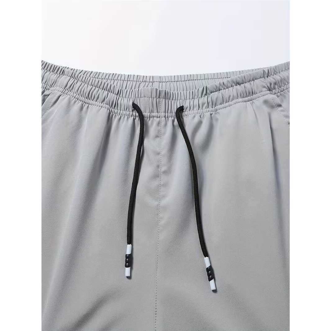 Herren Funktionale Sporthose mit elastischem Bund und seitlichen Reißverschlüssen Echo Archiv