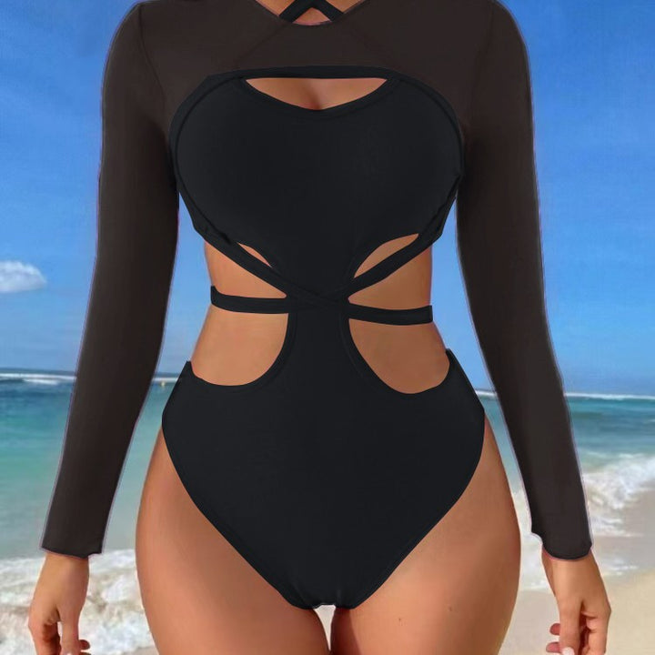 Damen Bikini-Set mit transparentem Oberteil und innovativem Schnitt Echo Archiv
