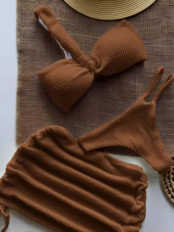 Damen Bandeau-Bikini-Set mit Raffungen Echo Archiv