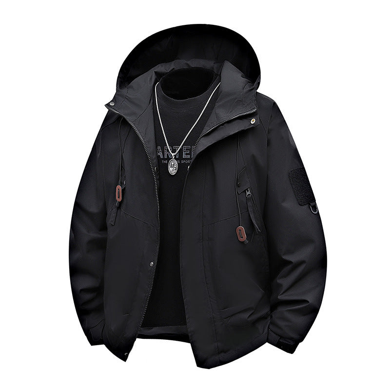 Herren Moderne wasserfeste Outdoorjacke Echoarchiv