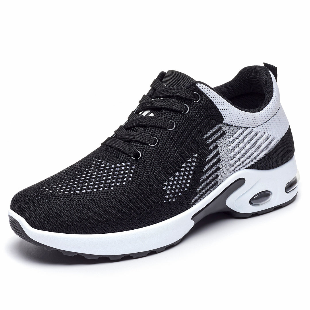 Damen nan atmungsaktive Strick-Sneaker mit Luftpolstersohle und gepolstertem Knöchelabschluss Echo Archiv