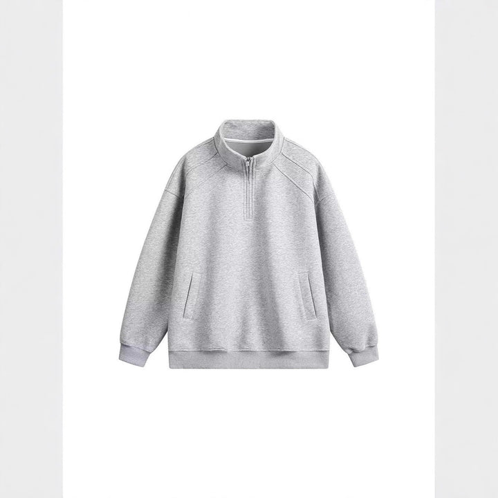 Damen Sportlicher Pullover mit Stehkragen Echoarchiv