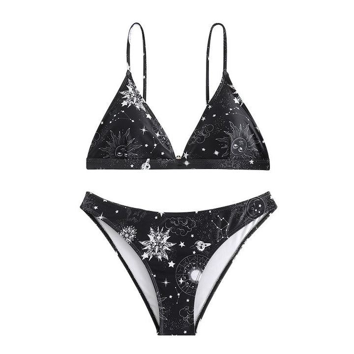 Damen Triangel-Bikini mit verspieltem Sternen-Design Echo Archiv