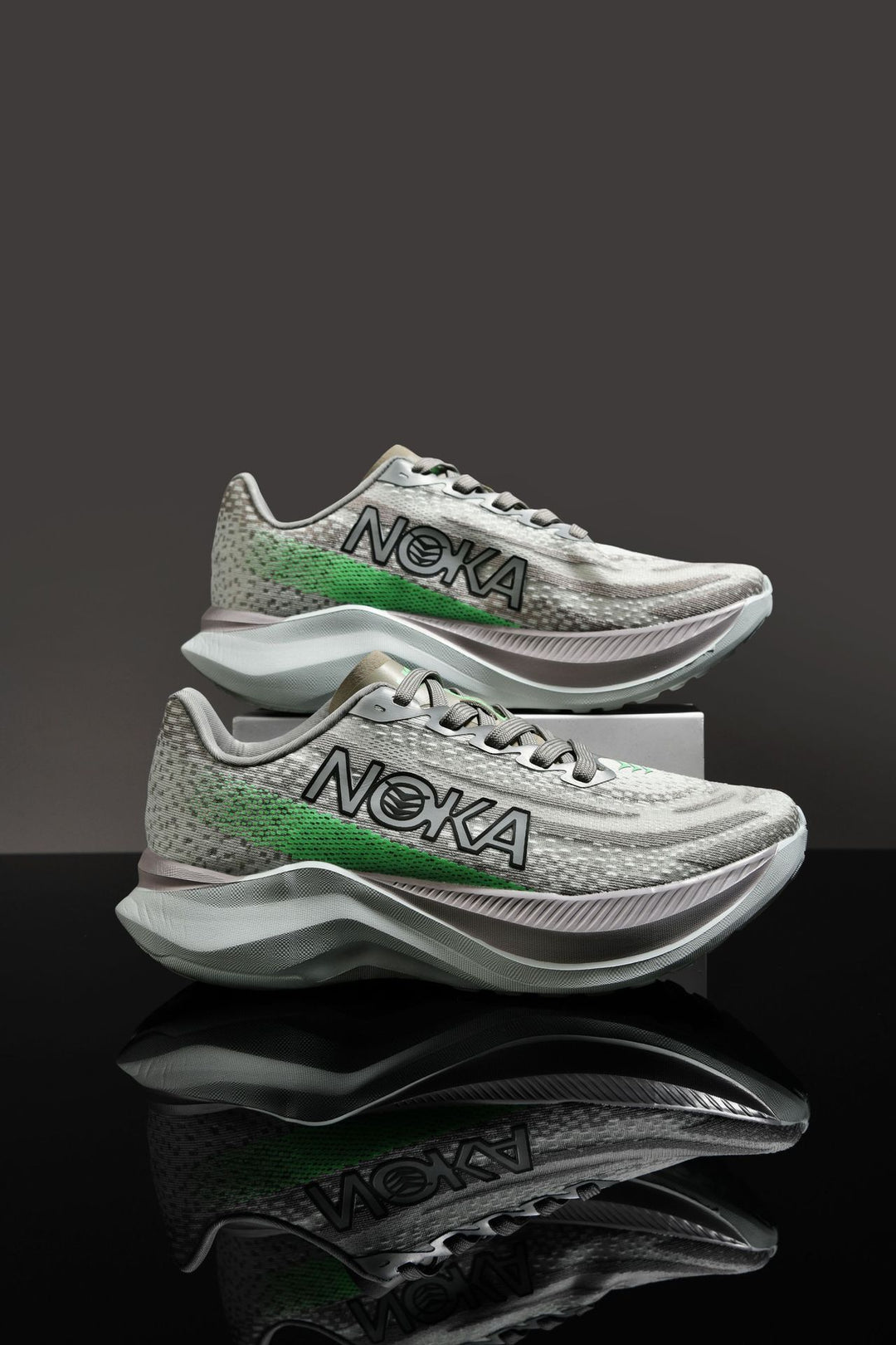 Unisex leichte Straßenlauf-Sneaker mit hochdynamischer Rebound-Zwischensohle und atmungsaktivem Strickoberteil – Norré