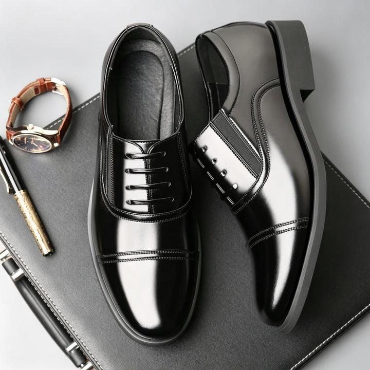 Herren Elegante und Hochglanz Schnürschuhe Echoarchiv