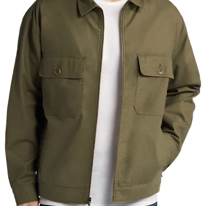 Herren lässige Utility-Jacke mit praktischen Brusttaschen Echoarchiv