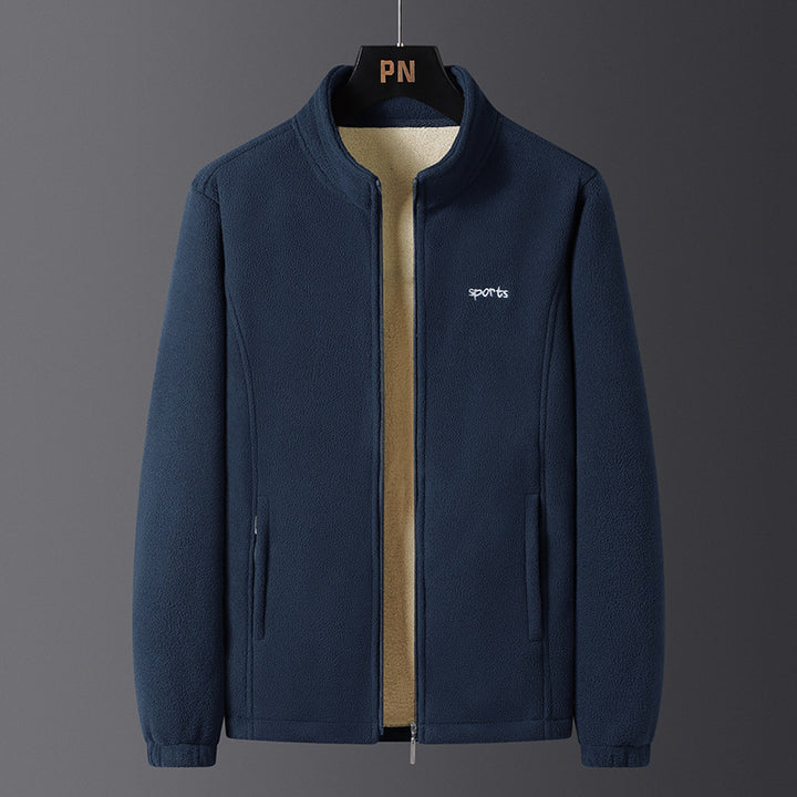 Herren Fleecejacke mit kuscheligem Innenfutter Echoarchiv