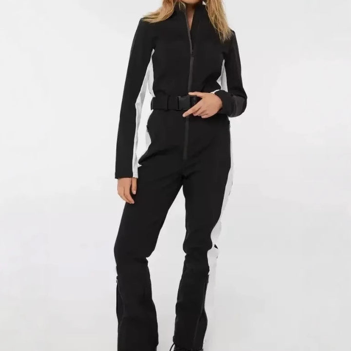Damen 200+ taillierter Skioverall mit Taillengürtel und winddichter Funktionsmembran Echo Archiv