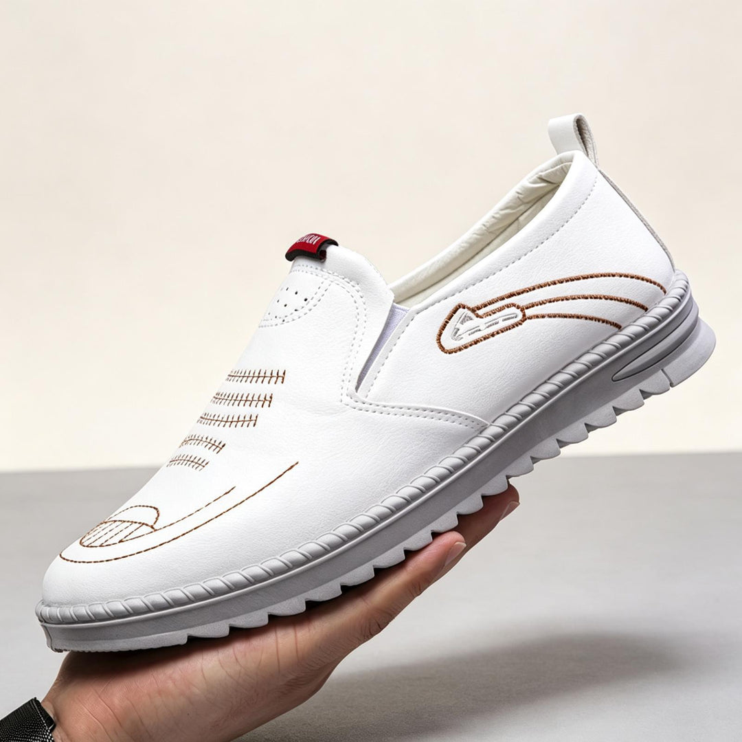 Herren Bequeme Slip-On Mokassins Echoarchiv