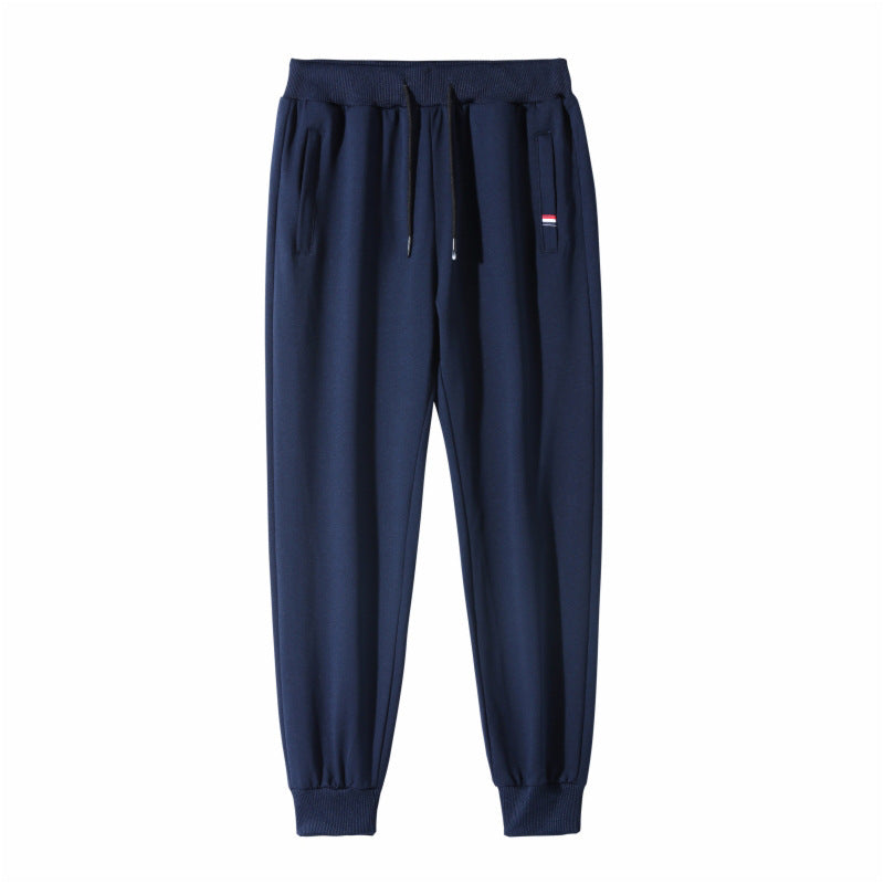 Herren Slim-Fit Jogginghose mit elastischem Rippbund, Kordelzug und Reißverschlusstaschen Echo Archiv