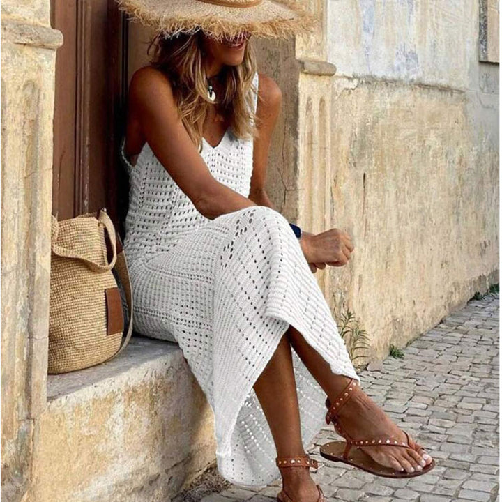 Damen modisches Häkel-Strandkleid Echo Archiv
