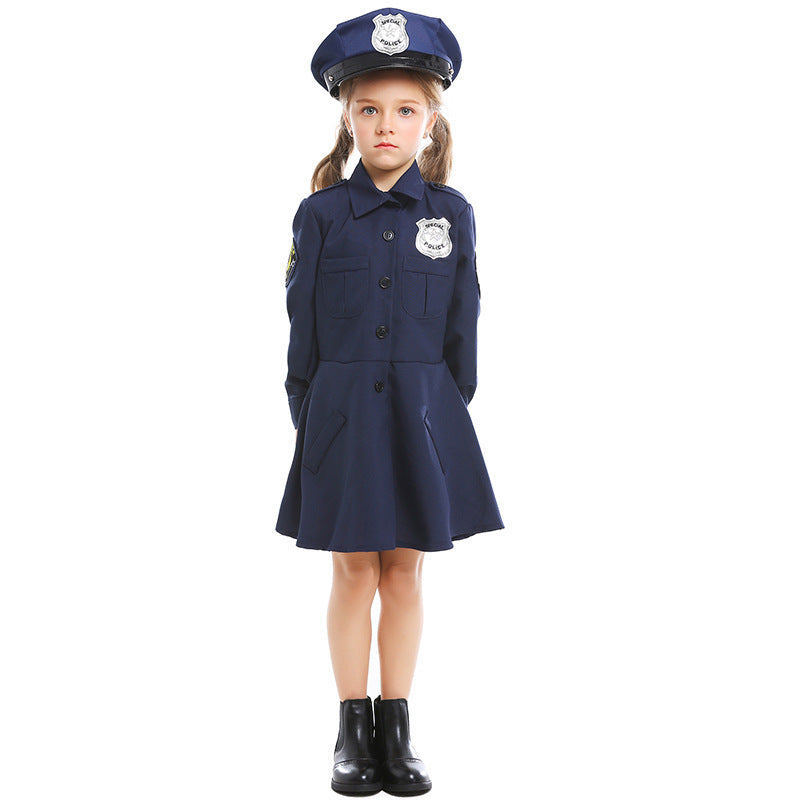 Damen Polizeikostüm mit Rock und Mütze Echo Archiv