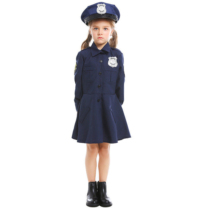 Damen Polizeikostüm mit Rock und Mütze Echo Archiv