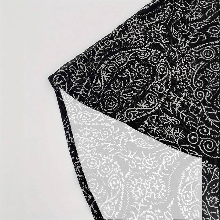Damen Leichte Offene Kimono-Cardigan mit Paisley-Print – Veloura