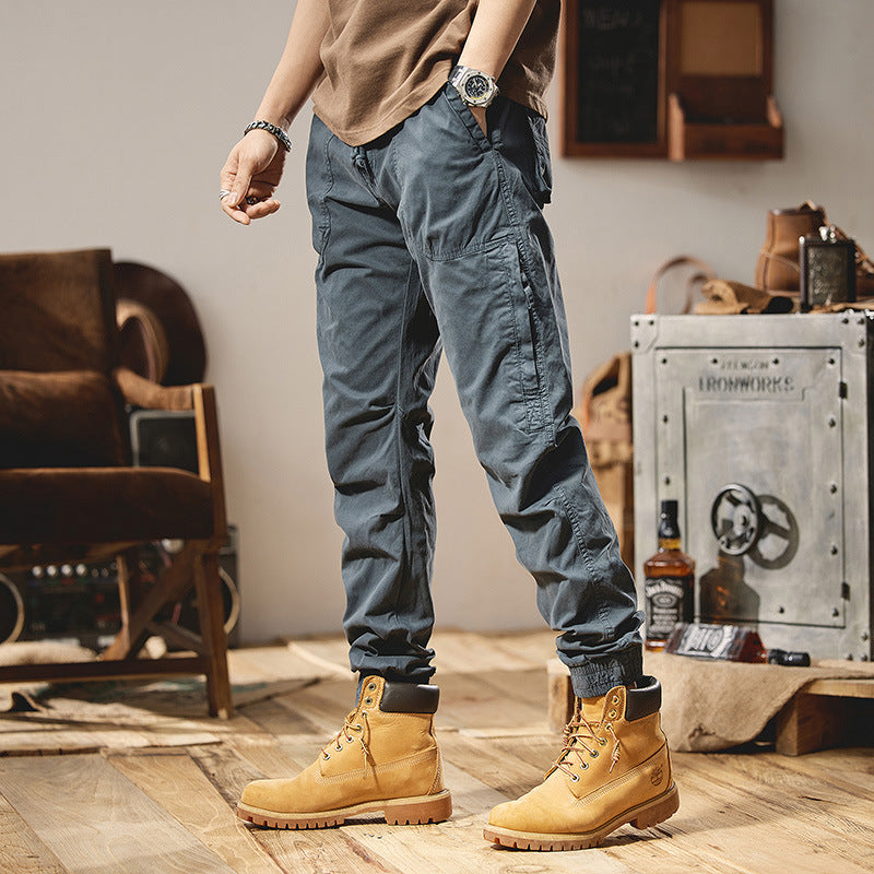 Herren Cargo-Joggerhose mit Multifunktions-Taschen Echoarchiv