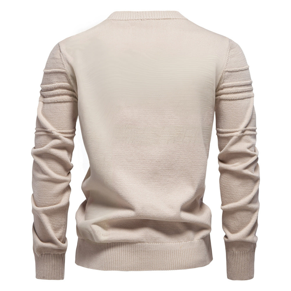 Herren Strickpullover mit modernem Strukturdesign und Komfortpassform Echoarchiv