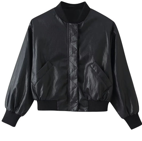 Damen Cropped Blousonjacke aus Webstoff mit Stehkragen, elastischem Saum und feinem Karo‑Design Echo Archiv