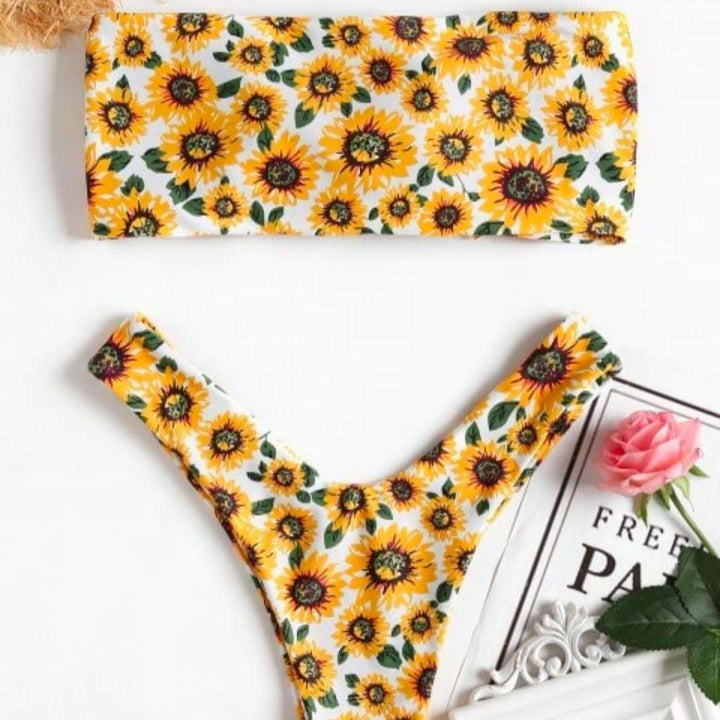 Damen Haarband mit verspieltem Sonnenblumenmuster Echo Archiv