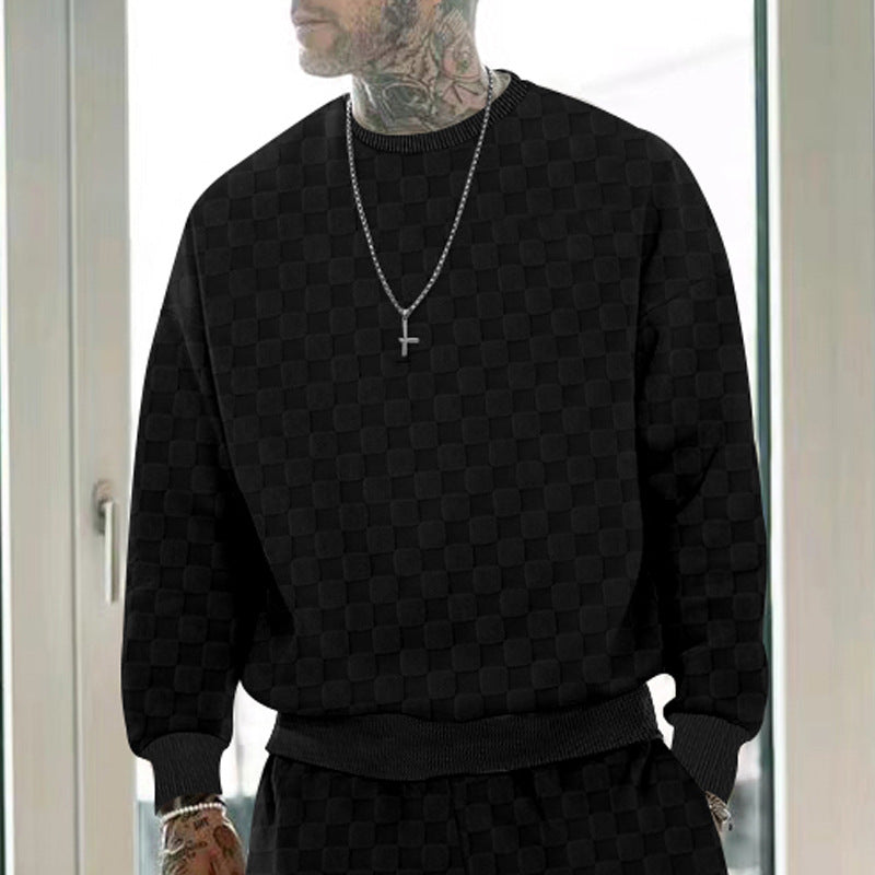 Herren Freizeit-Sweatshirt mit strukturierter Oberfläche Echoarchiv