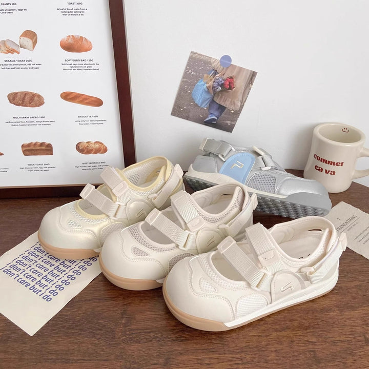 Damen Komfortable Sneaker mit rutschfestem Klettverschluss und atmungsaktivem Obermaterial Echo Archiv