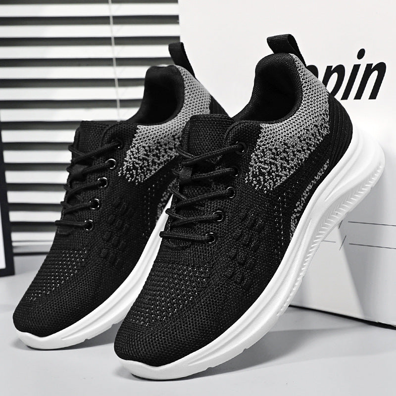 Damen nan atmungsaktive Strick-Walking-Sneaker mit sockenähnlichem Schaft, gepolsterter Fersenstütze und flexibler Leichtlaufsohle Echo Archiv