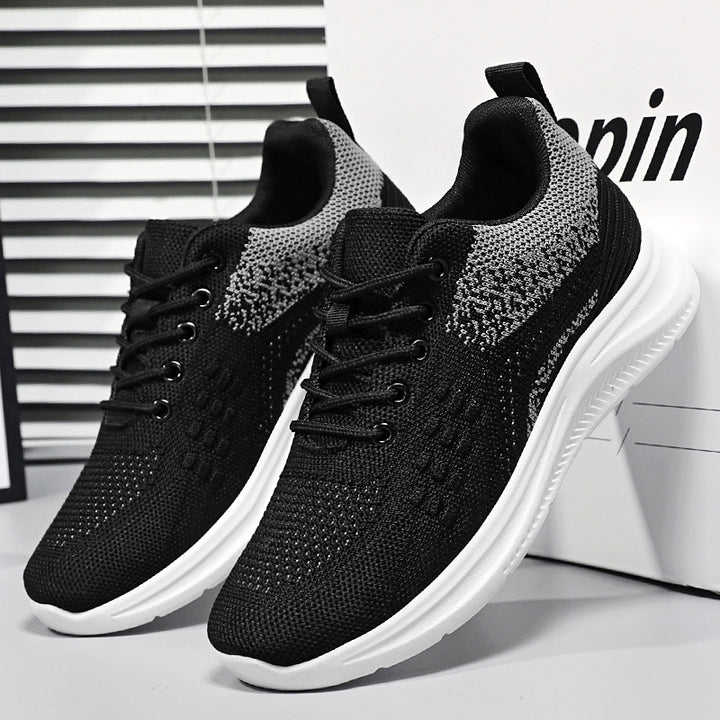 Damen nan atmungsaktive Strick-Walking-Sneaker mit sockenähnlichem Schaft, gepolsterter Fersenstütze und flexibler Leichtlaufsohle Echo Archiv