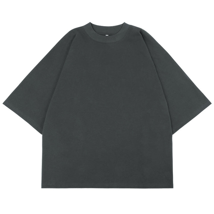Unisex Oversize Boxy T‑Shirt aus schwerer Baumwolle mit weitem Schnitt und verlängerten Ärmeln Echo Archiv