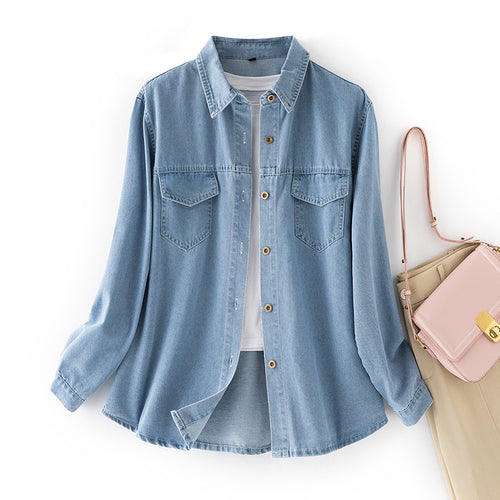 Damen Denim Hemdjacke Echo Archiv