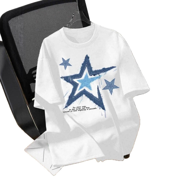 Damen T-Shirt mit trendigem Sternmotiv und lässiger Passform Echo Archiv