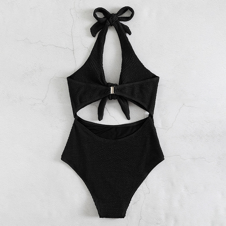 Damen Hochgeschnittener Cut-Out Badeanzug Echo Archiv