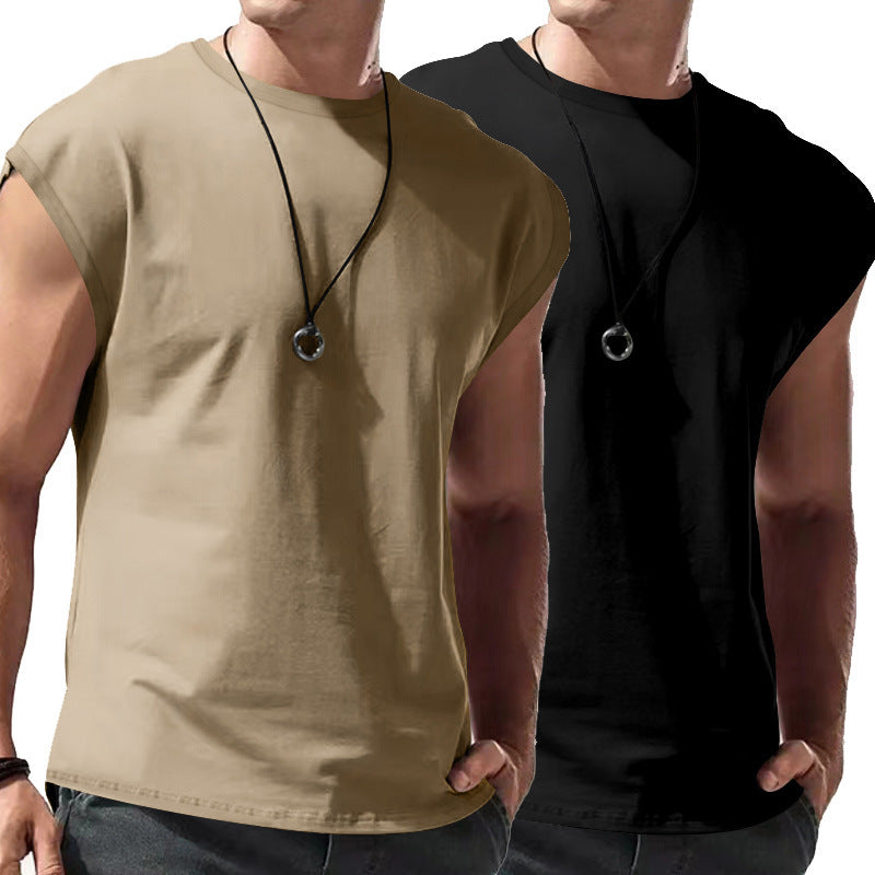 Herren ärmelloses T-Shirt im lässigen Look mit Rundhals Echoarchiv