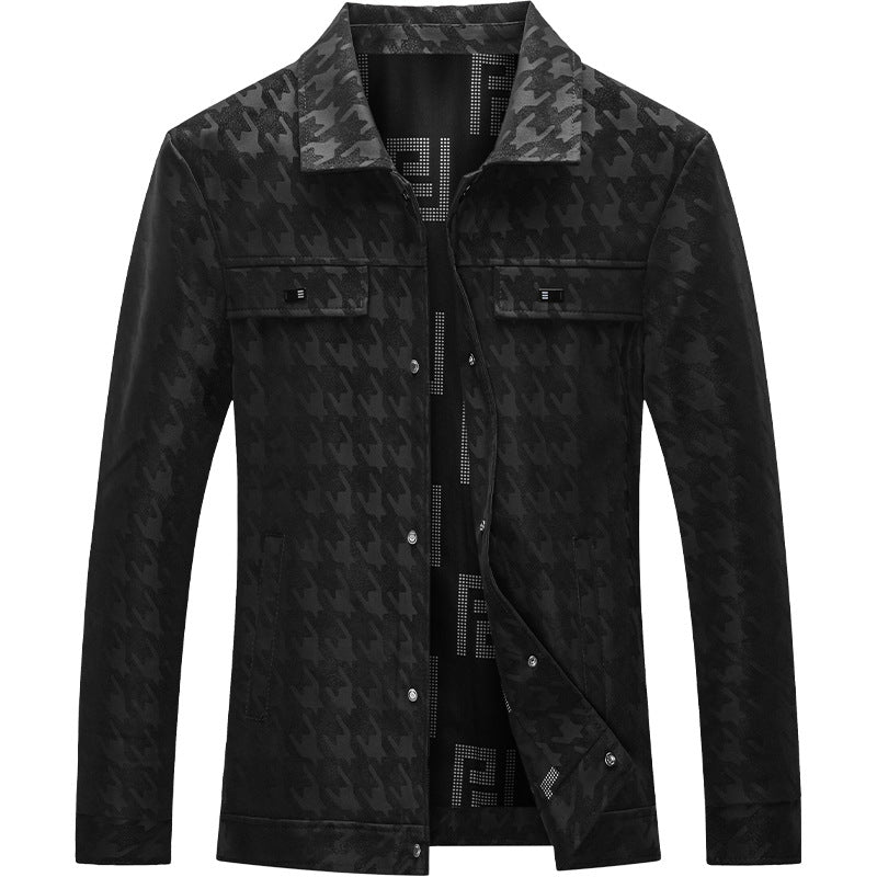 Herren Modische Jacke mit Karomuster Echo Archiv