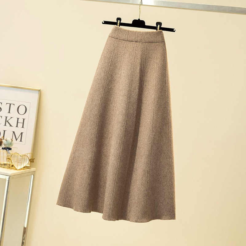 Damen Weit geschnittener, eleganter Midirock Echo Archiv