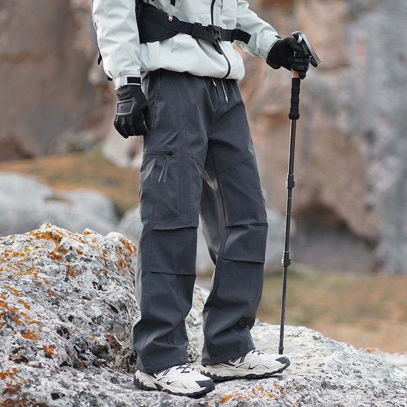 Herren Robuste wasserabweisende Trekkinghose mit Cargo-Taschen Echo Archiv