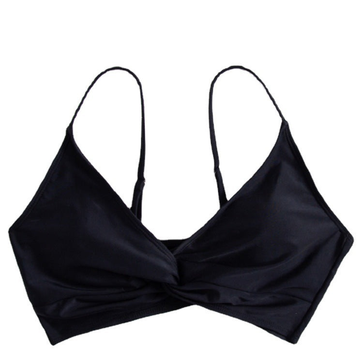 Damen Push-Up Bikinioberteil mit verspieltem Wickeldetail Echo Archiv
