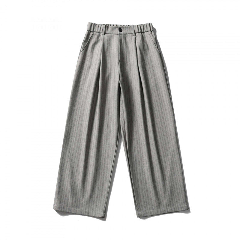 Damen Weite Bundfalten-Hose mit hohem Bund, verkürzter Culotte-Silhouette und elastischem Rückenteil Echo Archiv